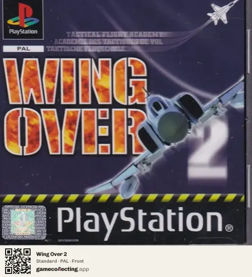 Wing Over 2 PlayStation, PAL box front