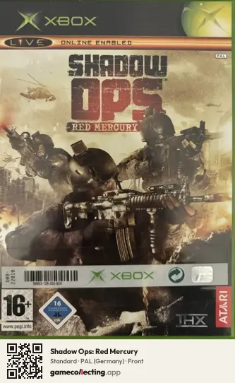 Shadow Ops: Red Mercury Xbox, Germany box front
