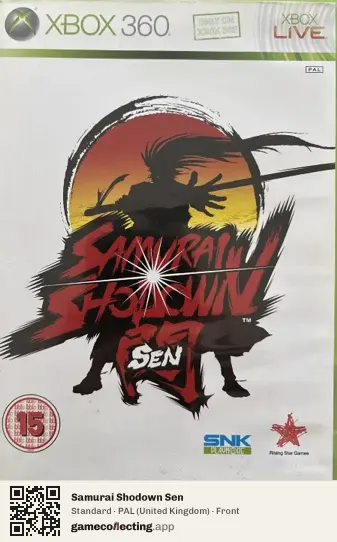 Samurai Shodown Sen Xbox 360, United Kingdom box front