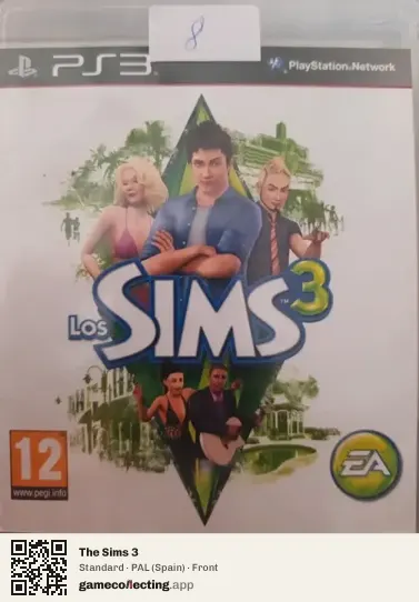 The Sims 3 PlayStation 3, Spain box front