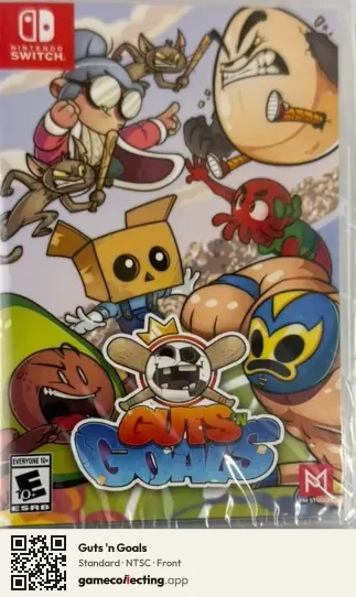 Guts 'n Goals Nintendo Switch, NTSC box front