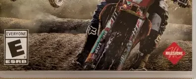 Monster Energy Supercross, the ESRB box on its front