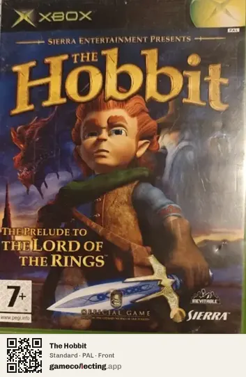 The Hobbit Xbox, PAL box front