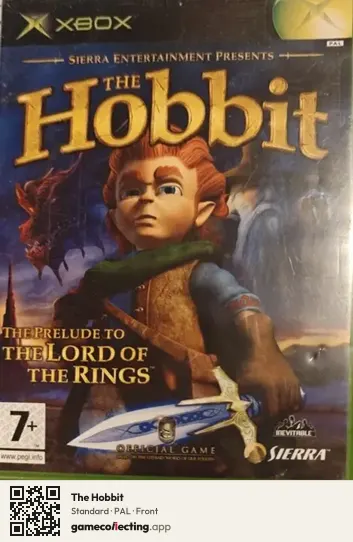 The Hobbit Xbox, PAL box front