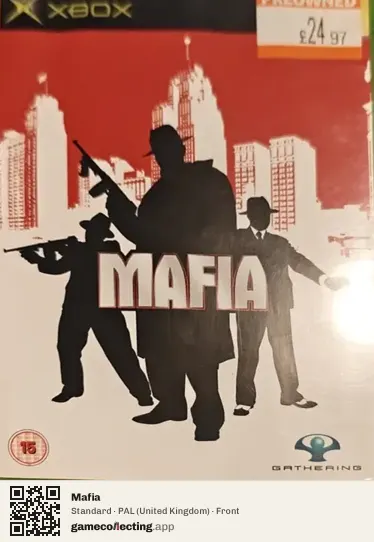 Mafia Xbox, United Kingdom box front
