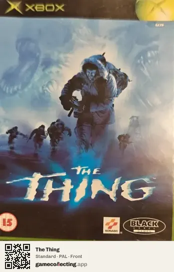 The Thing Xbox, PAL box front
