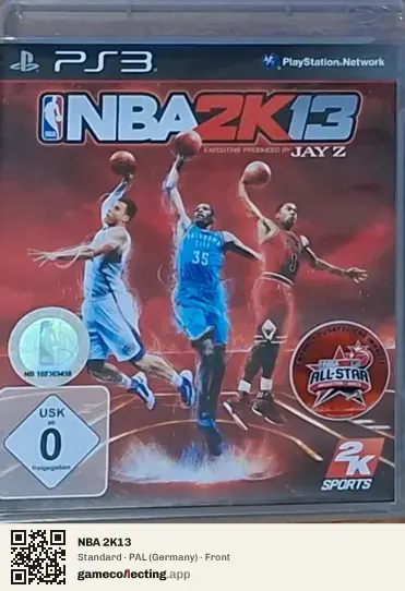 NBA 2K13 PlayStation 3, Germany box front
