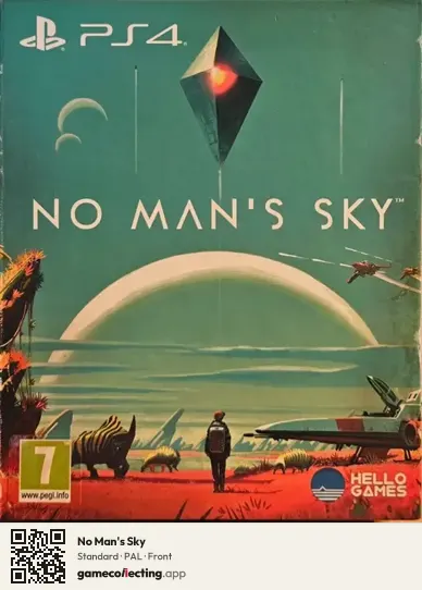 No Man's Sky PlayStation 4, PAL box front