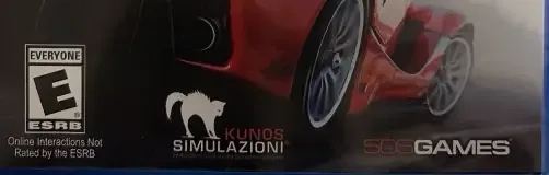 Assetto Corsa, the ESRB box on its front