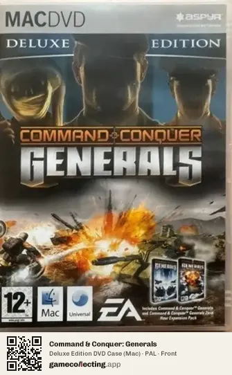 Command & Conquer: Generals Computer, PAL box front