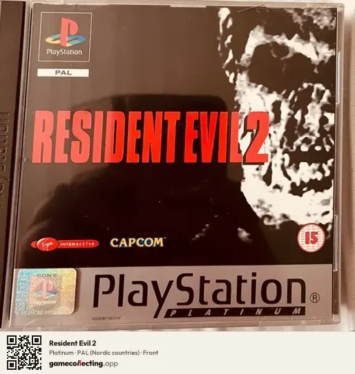 Resident Evil 2 PlayStation, Nordic countries box front