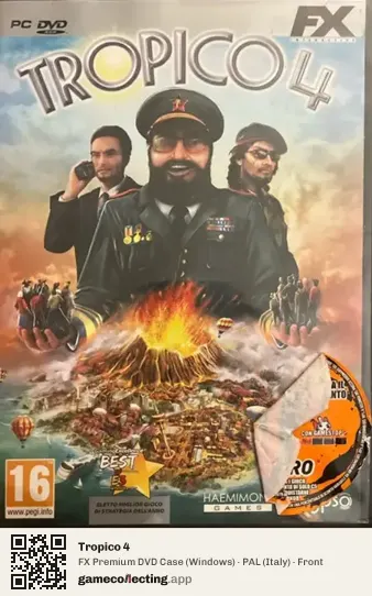 Tropico 4 Computer, Italy box front