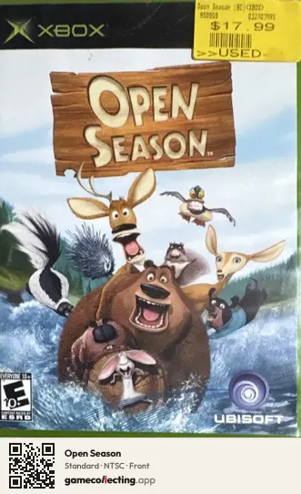 Open Season Xbox, NTSC box front
