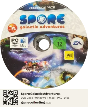 Spore Galactic Adventures Computer, PAL disc