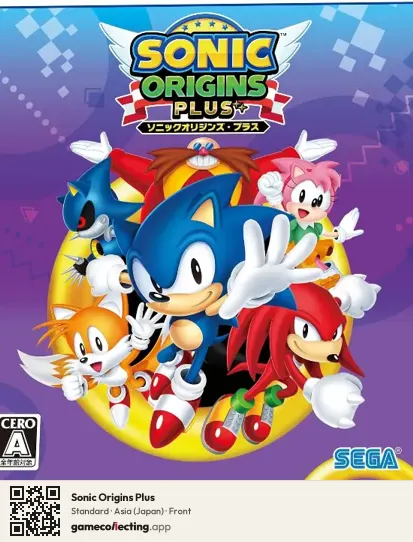 Sonic Origins Plus PlayStation 5, Asia box front