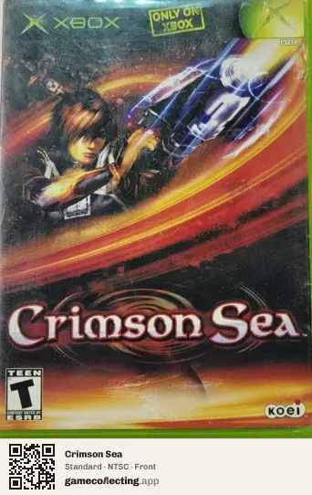 Crimson Sea Xbox, NTSC box front