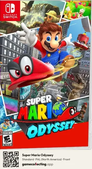 Super Mario Odyssey Nintendo Switch, North America box front