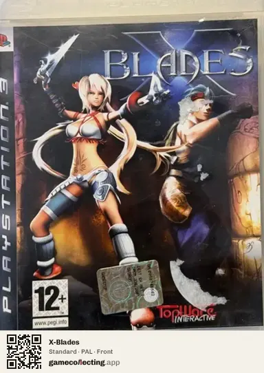 X-Blades PlayStation 3, PAL box front