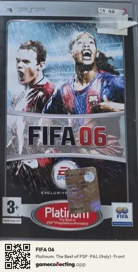 FIFA 06 PlayStation Portable, Italy box front