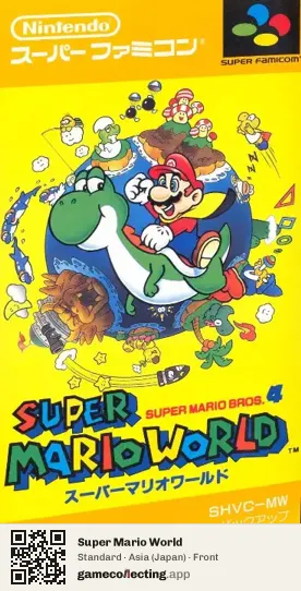 Super Mario World Super Nintendo Entertainment System, Asia box front