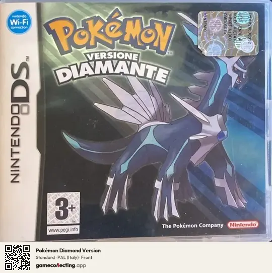 Pokémon Diamond Version Nintendo DS, Italy box front