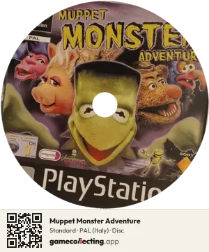 Muppet Monster Adventure PlayStation, PAL disc