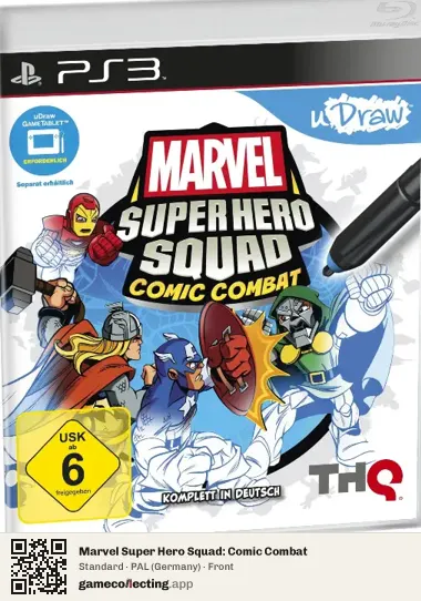 Marvel Super Hero Squad: Comic Combat PlayStation 3, Germany box front