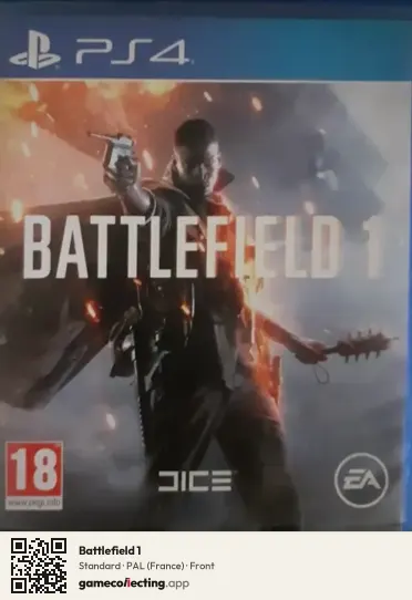 Battlefield 1 PlayStation 4, France box front