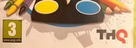 Pictionary, the PEGI square on its front