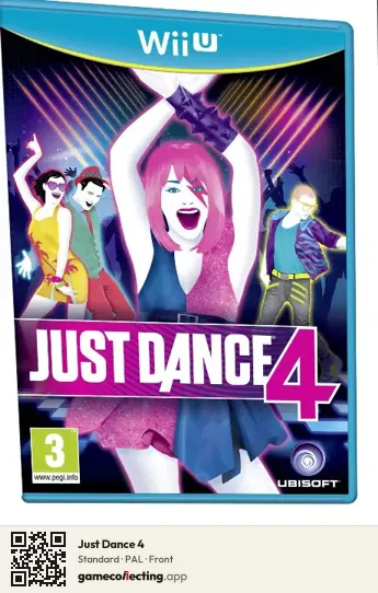 Just Dance 4 Nintendo Wii U, PAL box front