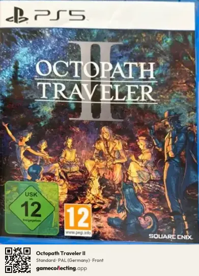 Octopath Traveler II PlayStation 5, Germany box front