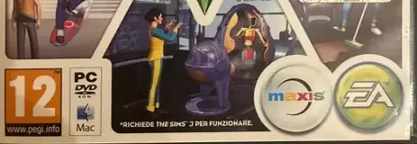 The Sims 3: Into the Future, the PEGI square on its front