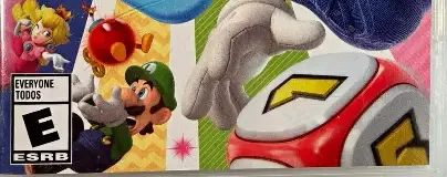 Super Mario Party, the ESRB box on its front