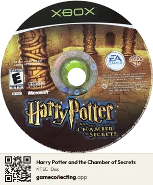 Harry Potter and the Chamber of Secrets Xbox, NTSC disc