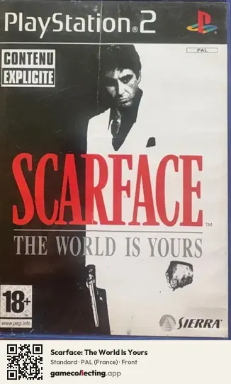 Scarface: The World Is Yours PlayStation 2, France box front