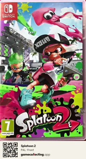 Splatoon 2 Nintendo Switch, PAL box front