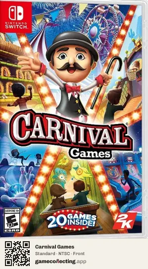Carnival Games Nintendo Switch, NTSC box front
