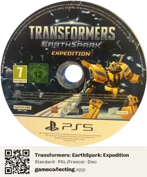 Transformers: EarthSpark: Expedition PlayStation 5, PAL disc