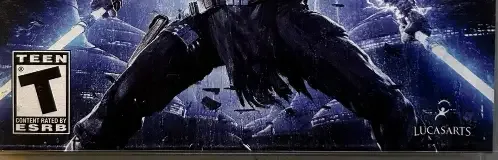 Star Wars: The Force Unleashed II, the ESRB box on its front