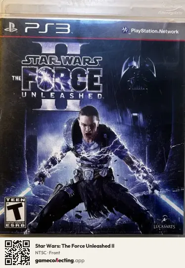 Star Wars: The Force Unleashed II PlayStation 3, NTSC box front