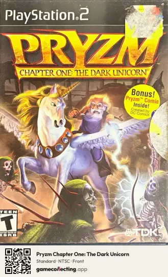 Pryzm Chapter One: The Dark Unicorn PlayStation 2, NTSC box front