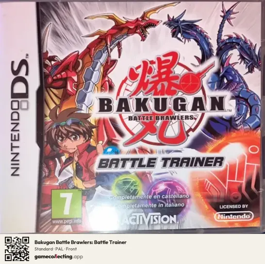 Bakugan Battle Brawlers: Battle Trainer Nintendo DS, PAL box front