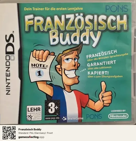 Französisch Buddy Nintendo DS, Germany box front