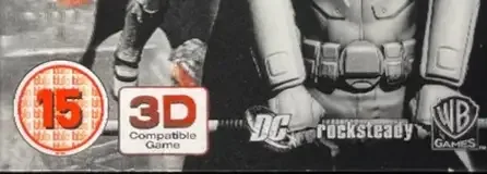 Batman: Arkham City, the BBFC circle on its front