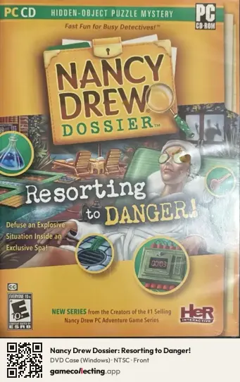 Nancy Drew Dossier: Resorting to Danger! Computer, NTSC box front