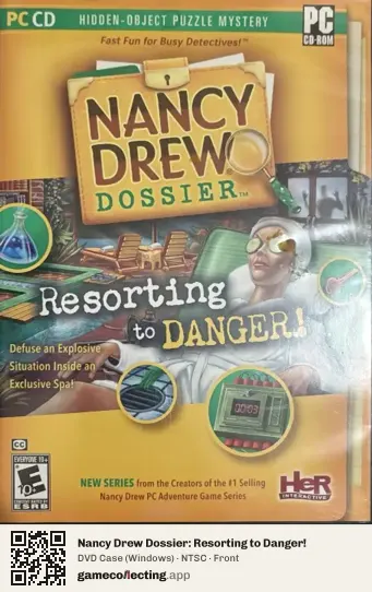 Nancy Drew Dossier: Resorting to Danger! Computer, NTSC box front