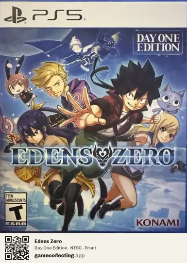 Edens Zero PlayStation 5, NTSC box front