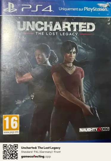 Uncharted: The Lost Legacy PlayStation 4, Germany box front