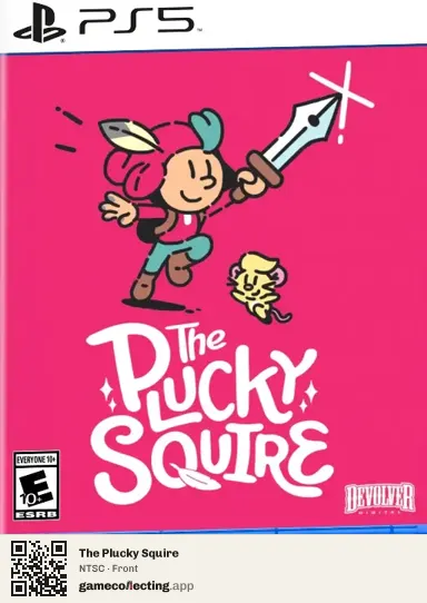 The Plucky Squire PlayStation 5, NTSC box front