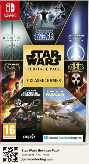 Star Wars Heritage Pack Nintendo Switch, PAL box front